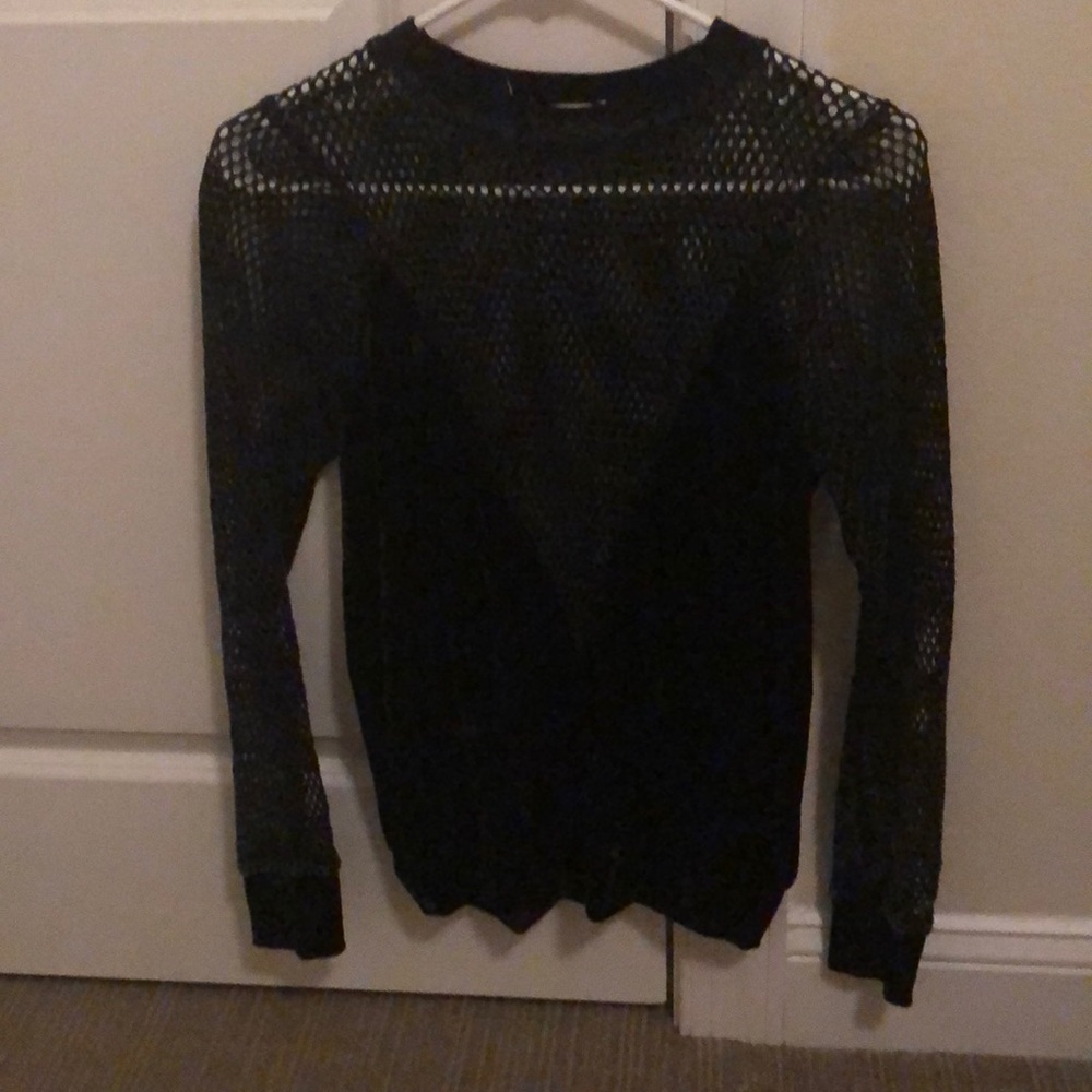 Black gilded intent long sleeve.